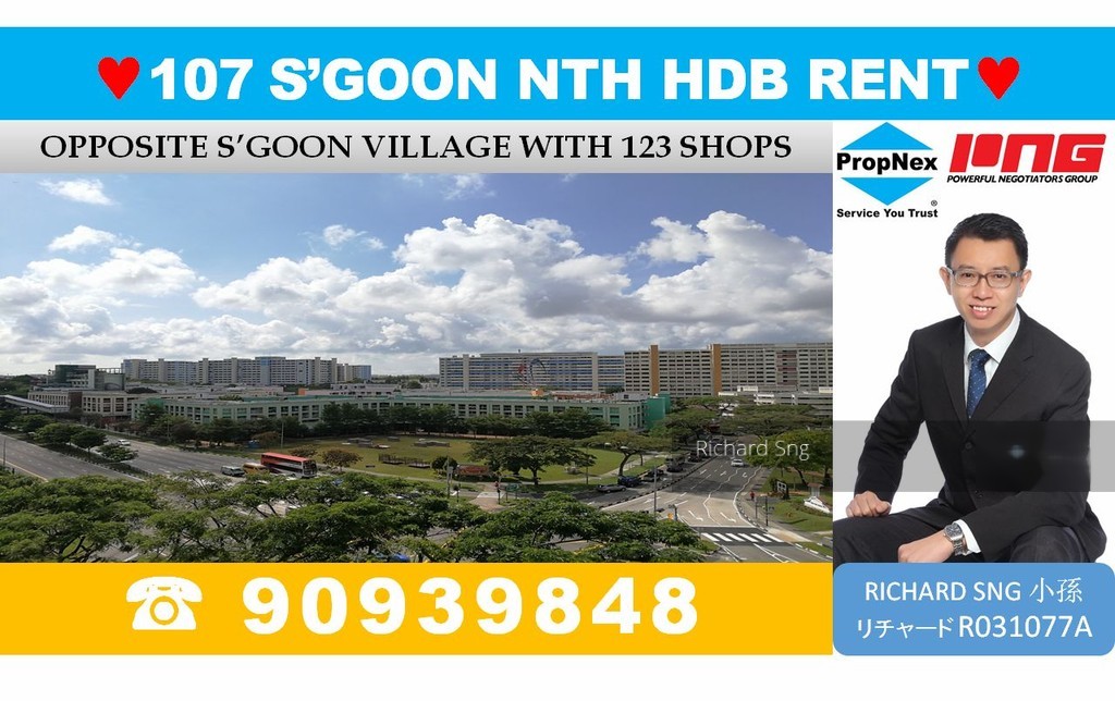Blk 107 Serangoon North Avenue 1 (Serangoon), HDB 3 Rooms #140716012